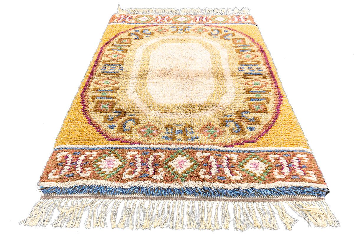 Rya Rug Swedish Mollaianrugs Collection'S (Handgeknüpft) im Angebot