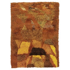 Rya Rug Vintage Scandinavian