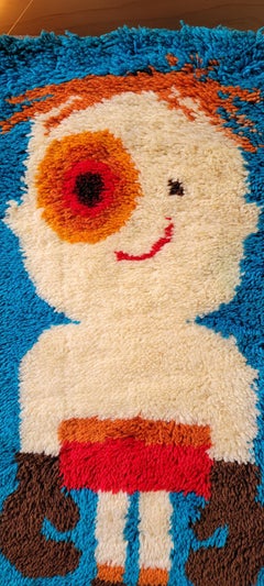 Tapis mural Rya de Antoni « Boxer » (boxeur)