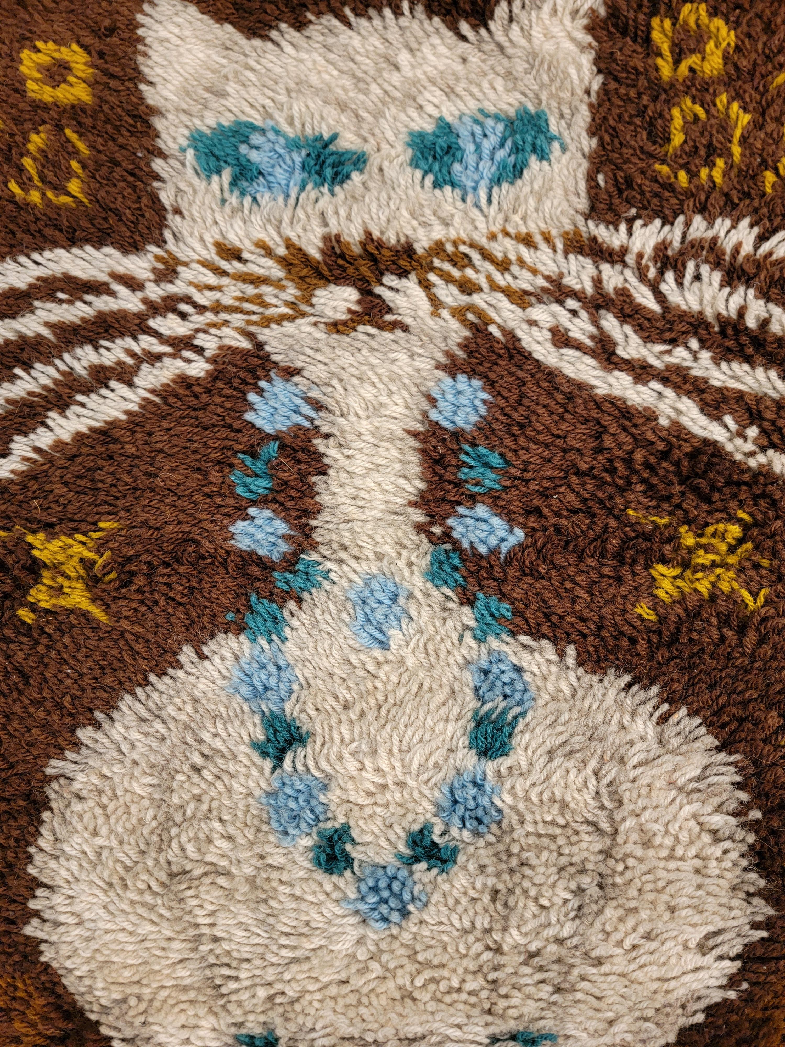 Rya Shag Rug Cat 1