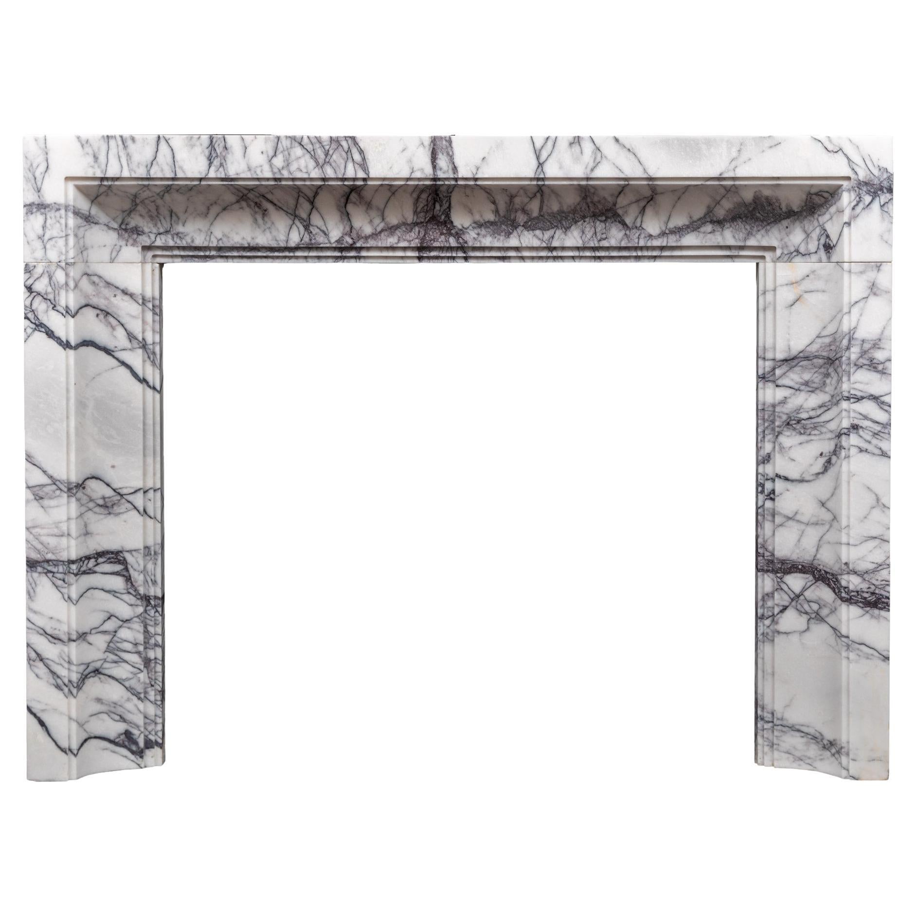 Ryan and Smith Art Deco Style Marble Fireplace