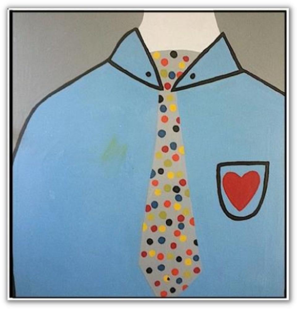 Ryan Cronin - Una corbata tan ancha como, Pintura 2013