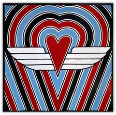 Ryan Cronin - Love Can Fly, peinture 2018