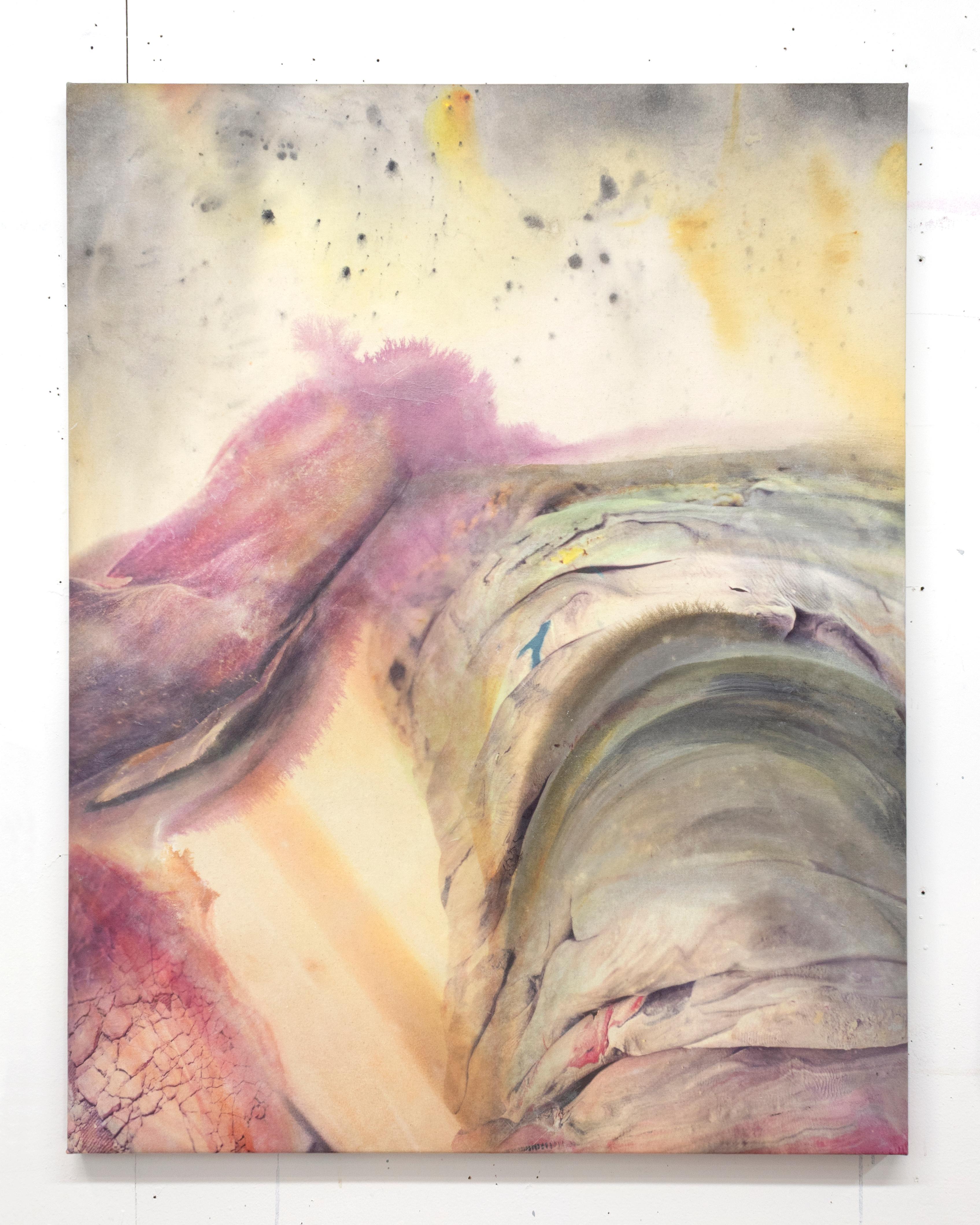 Ryan Leitner Abstract Painting - Scrapbook Knees