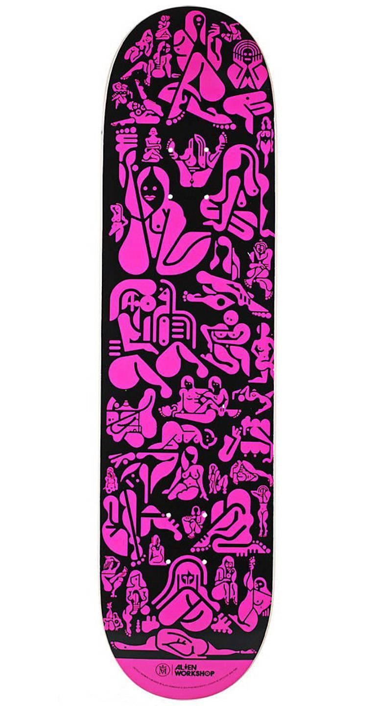 Rare Out of Print Ryan McGinness Skateboard Deck based on the artist's iconic Ryan McGinness 'Woman' series.

This work originated circa 2013 as a result of the collaboration between Alien Workshop and Ryan McGinness. A brilliant piece that makes