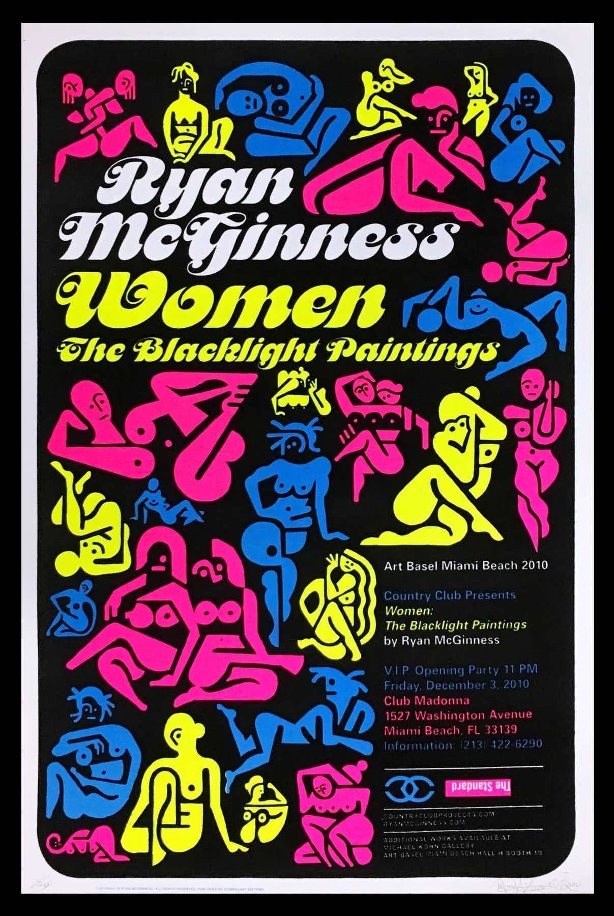 Signed Ryan McGiness Screenprint  - Pop Art Print by Ryan McGinness