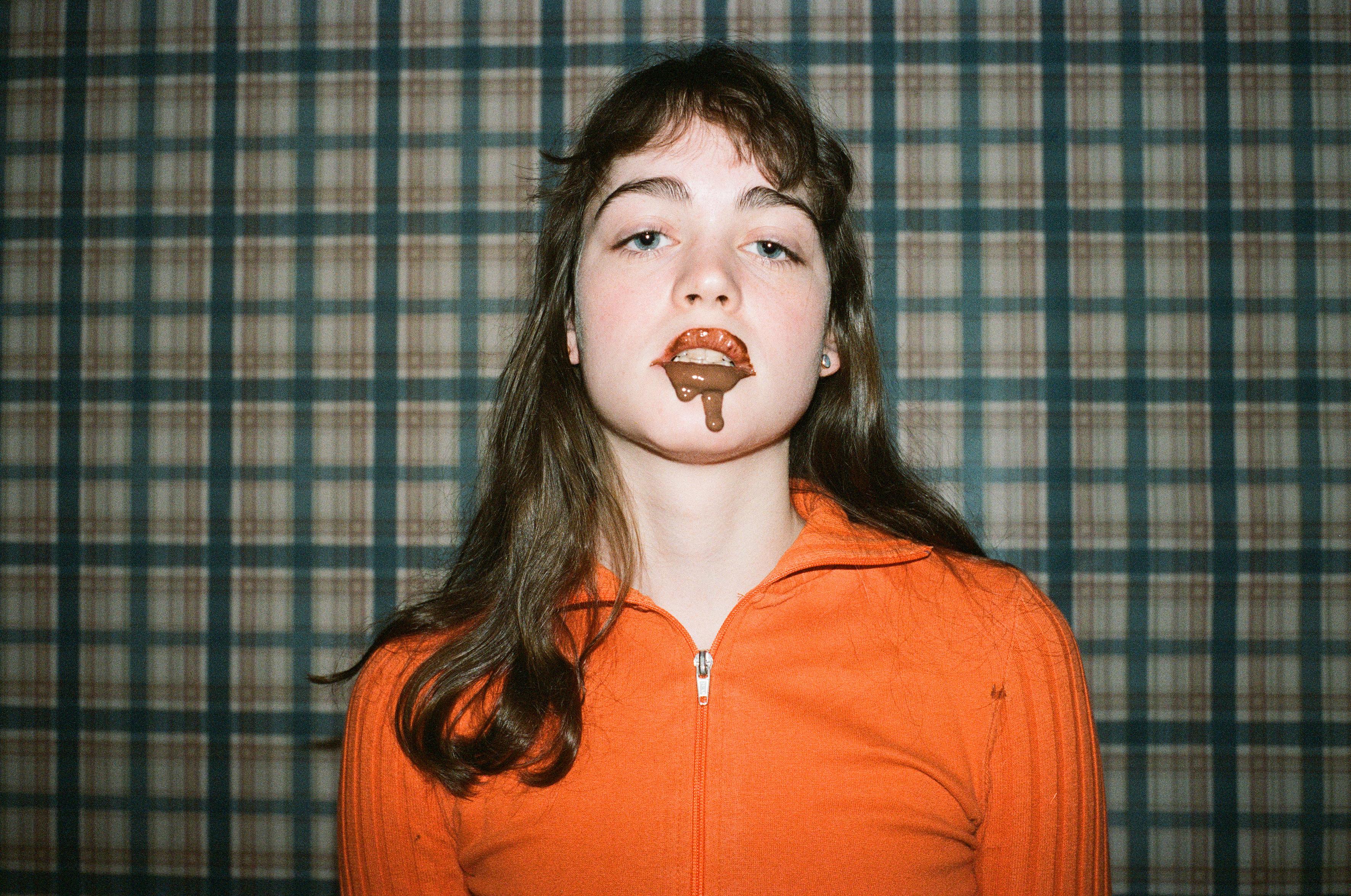 Ryan Mendoza Portrait Photograph - Lara with pudding