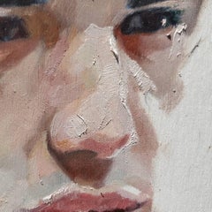 "Portrait Skizze" Ölgemälde