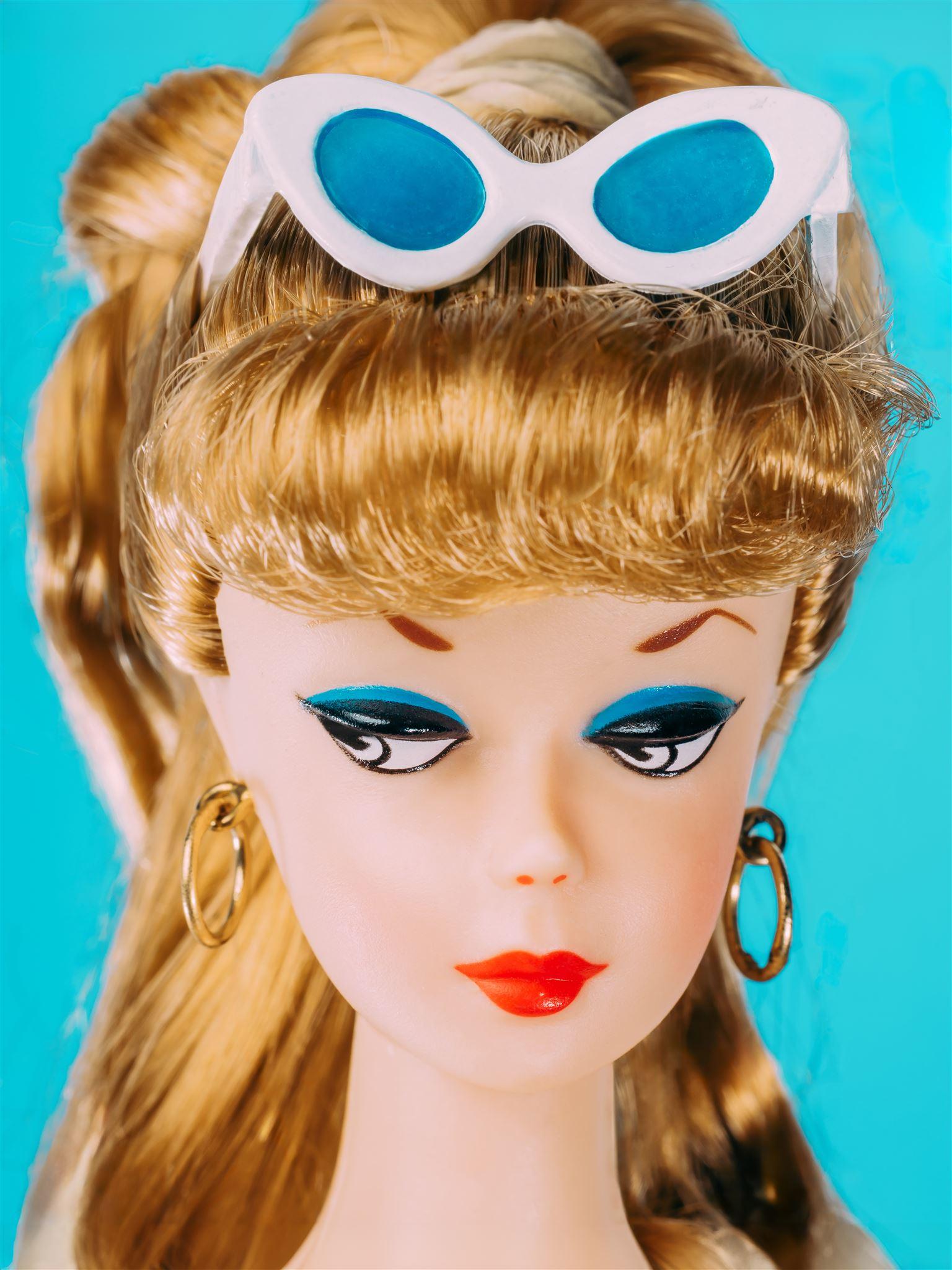 Vintage barbie head online