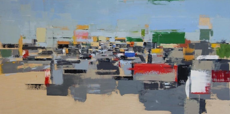Ryan Reynolds Freeway No 12 Color Abstract City Oil Painting
