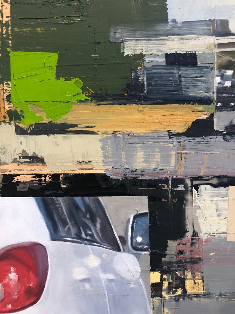 Ryan Reynolds Freeway No. 5 / color abstract city oil painting cars