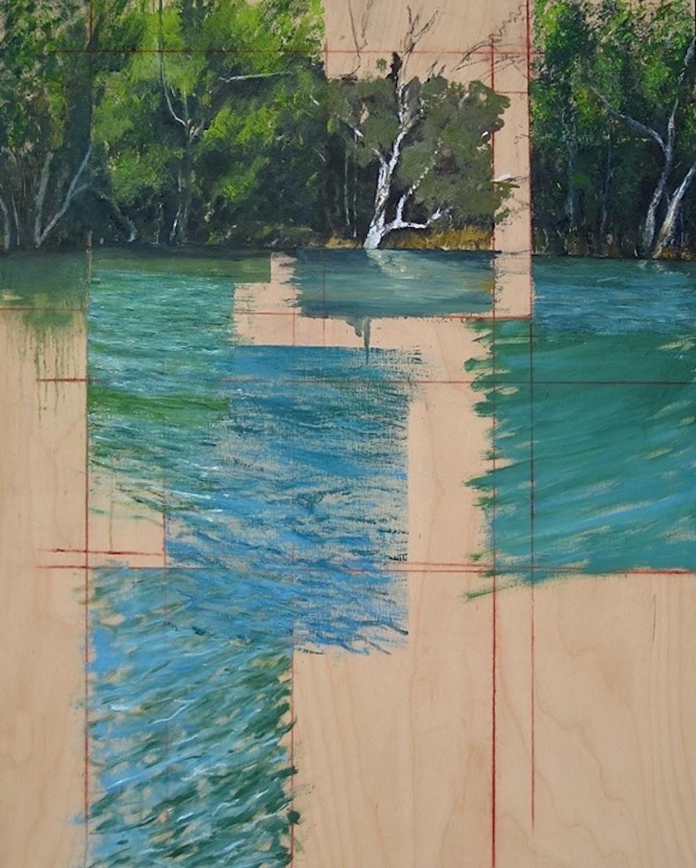 Ryan Reynolds Landscape Painting - Reservoir