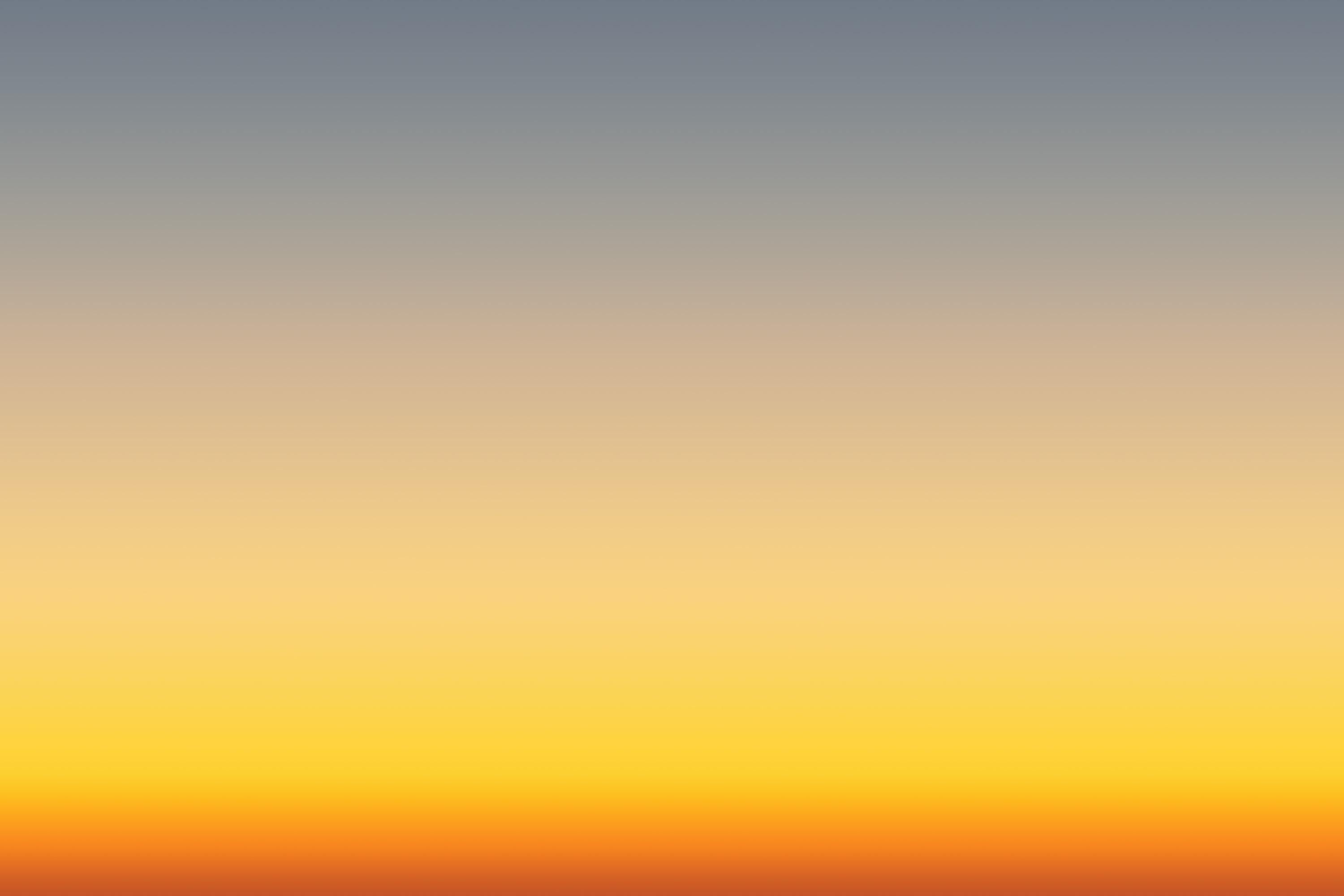 Crépuscule depuis un avion, diptyque aérien abstrait, giclée, teinte bleu foncé à jaune en vente 4