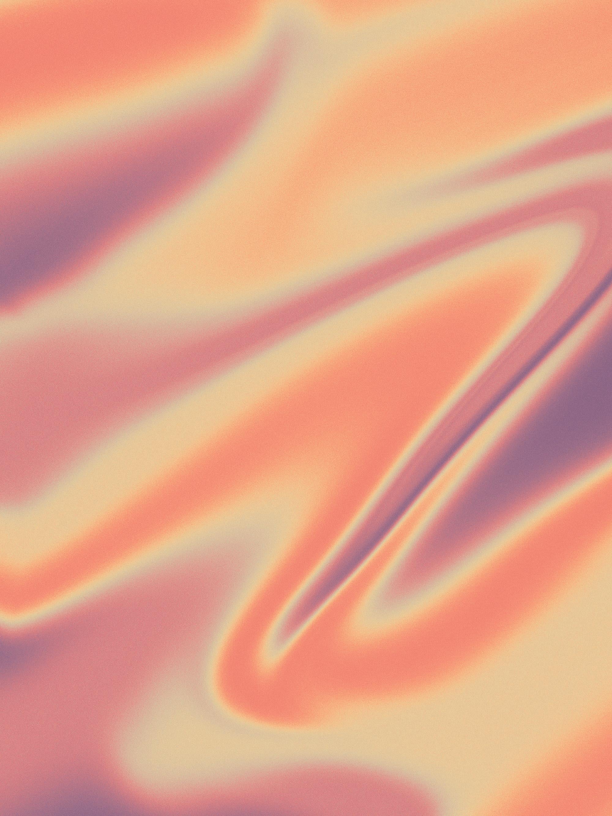Im Inneren von Jupiters Auge, marmorierte Formen in warmen Erdtönen Diptychon, Giclée-Druck im Angebot 2