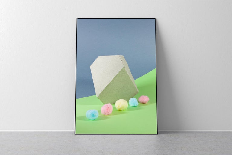 Pastel Tones Still Life, Futuristic Simple Shapes, Miami Inspiration, Limited  - Contemporary Photograph by Ryan Rivadeneyra