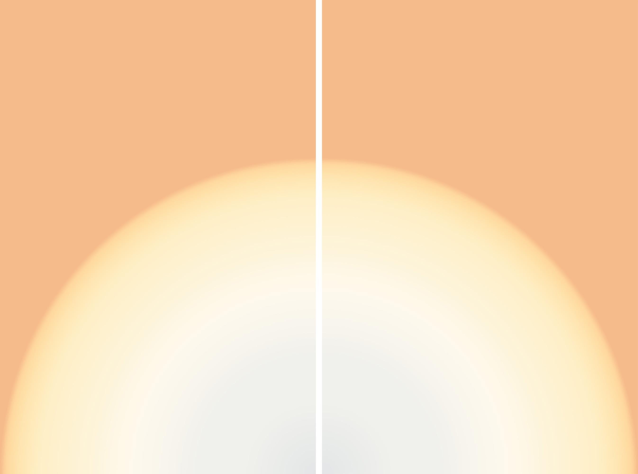 Ryan Rivadeneyra Color Photograph - The Sun, Golden Colors, Warm Tones Diptych, Space Age, Abstract Geometry Hue  