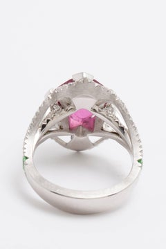 Ryan Roberts, Platinum and Rubellite Tourmaline Ring