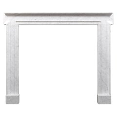 Ryan & Smith Carrara Marble Fireplace Mantle