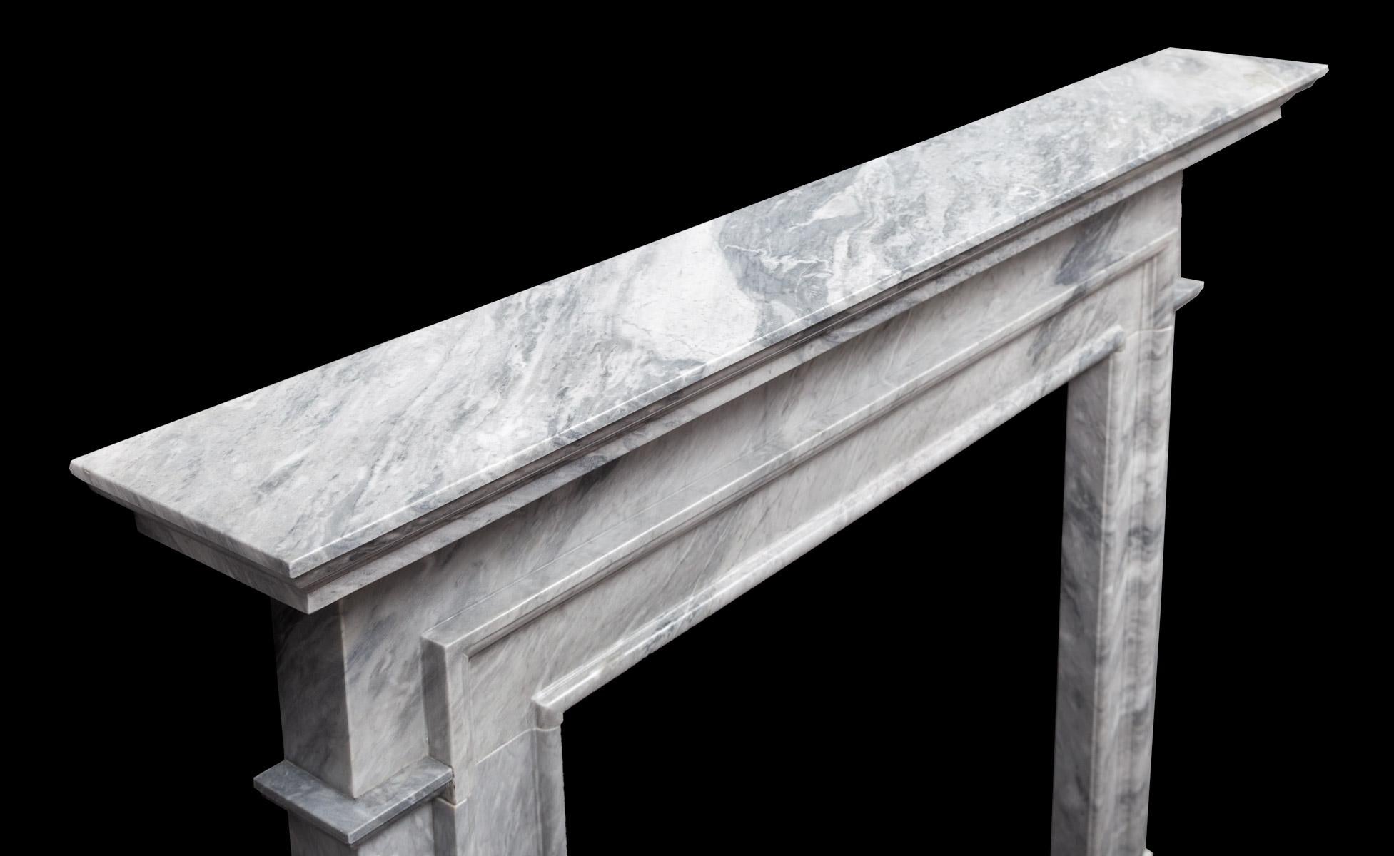 grey marble fireplace