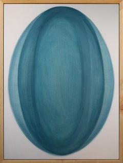 Oval Orb In Teal no. 1