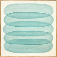 Ovals in Aqua no. 1