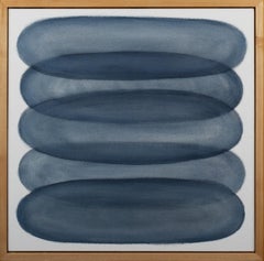 Ovals In Deep Blue no. 2