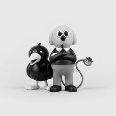 Ryan Travis Christian - BIRDER, THE MAYOR & SHERM Vinile moderno in bianco e nero