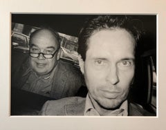 NYC Cabbie and Fare Vintage Silver Gelatin Photo Black White Street Photograph