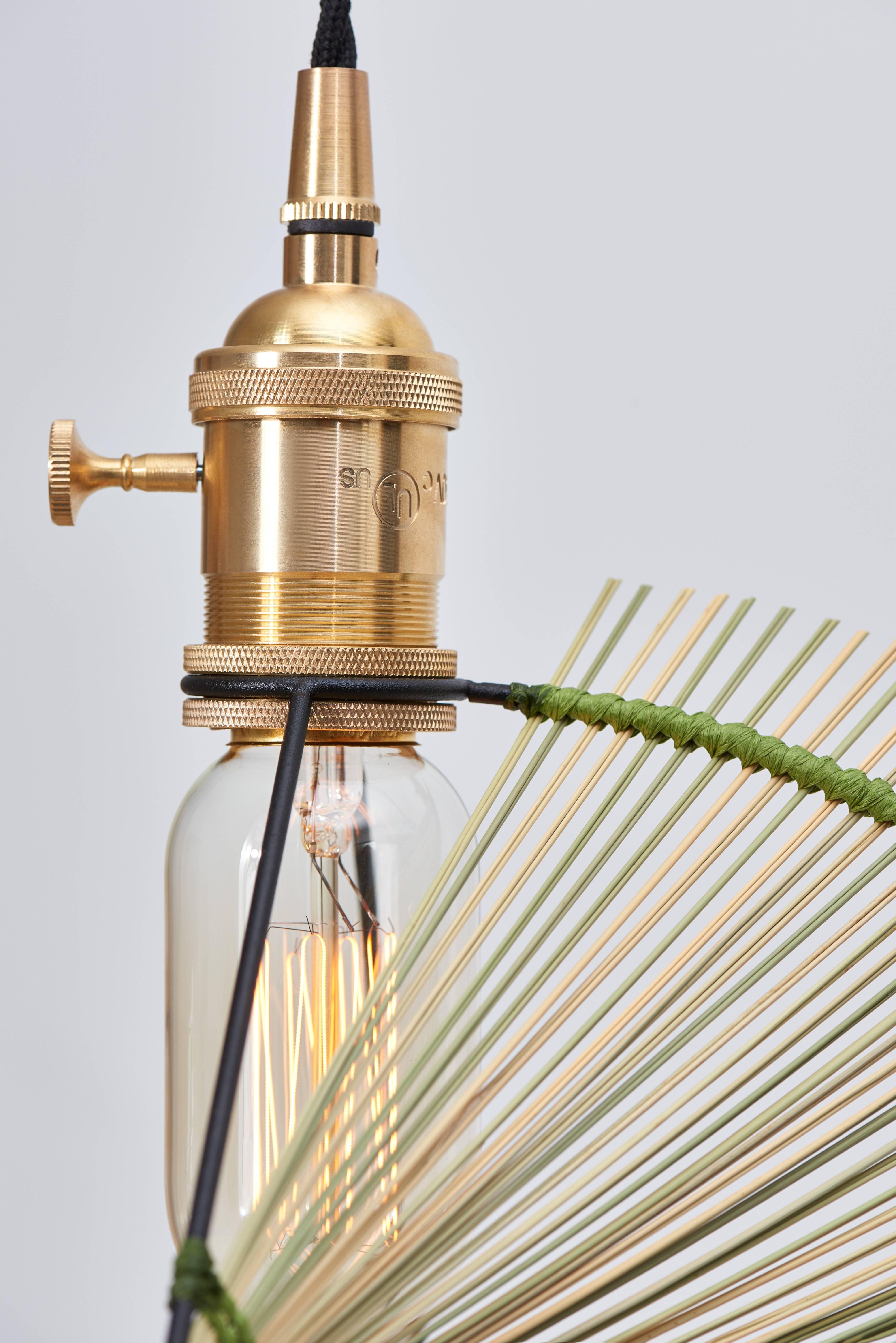 Lampe Ryar, suspension pour parapluie fabriquée à la main en vente 3