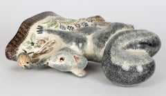 Figure d'écureuil en céramique de Rye Pottery Biddy et Tarquin Cole