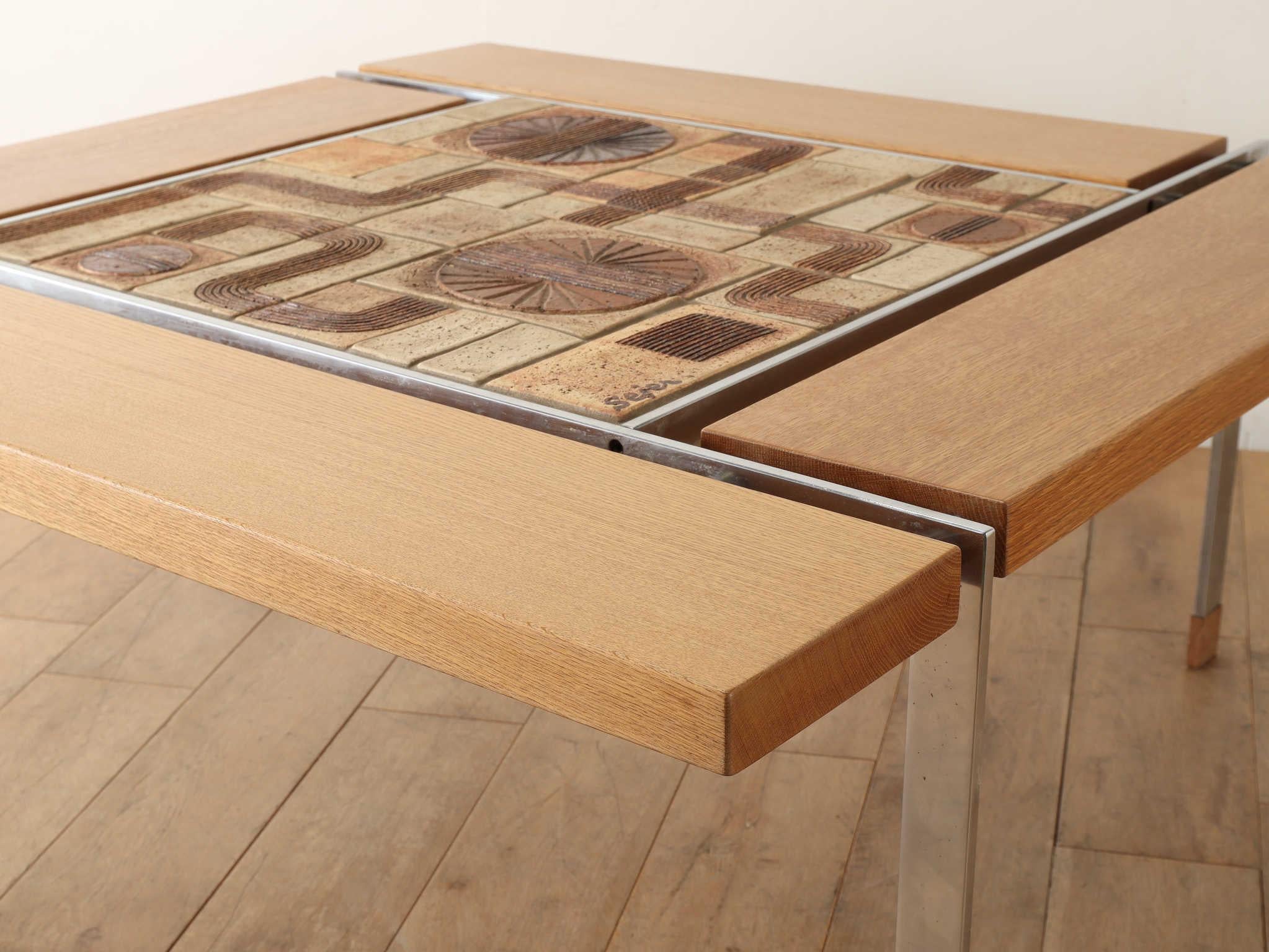 Ryesberg Mobler Tile Top Coffee Table 1970's For Sale 4