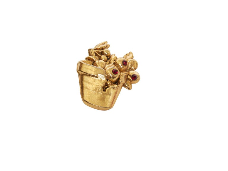 Broche Sonia Rykiel Métal Doré ref.575794 - Joli Closet