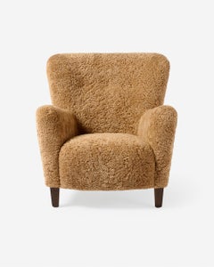 Ryo Lounge Chairs in Sheepskin by Dagmar