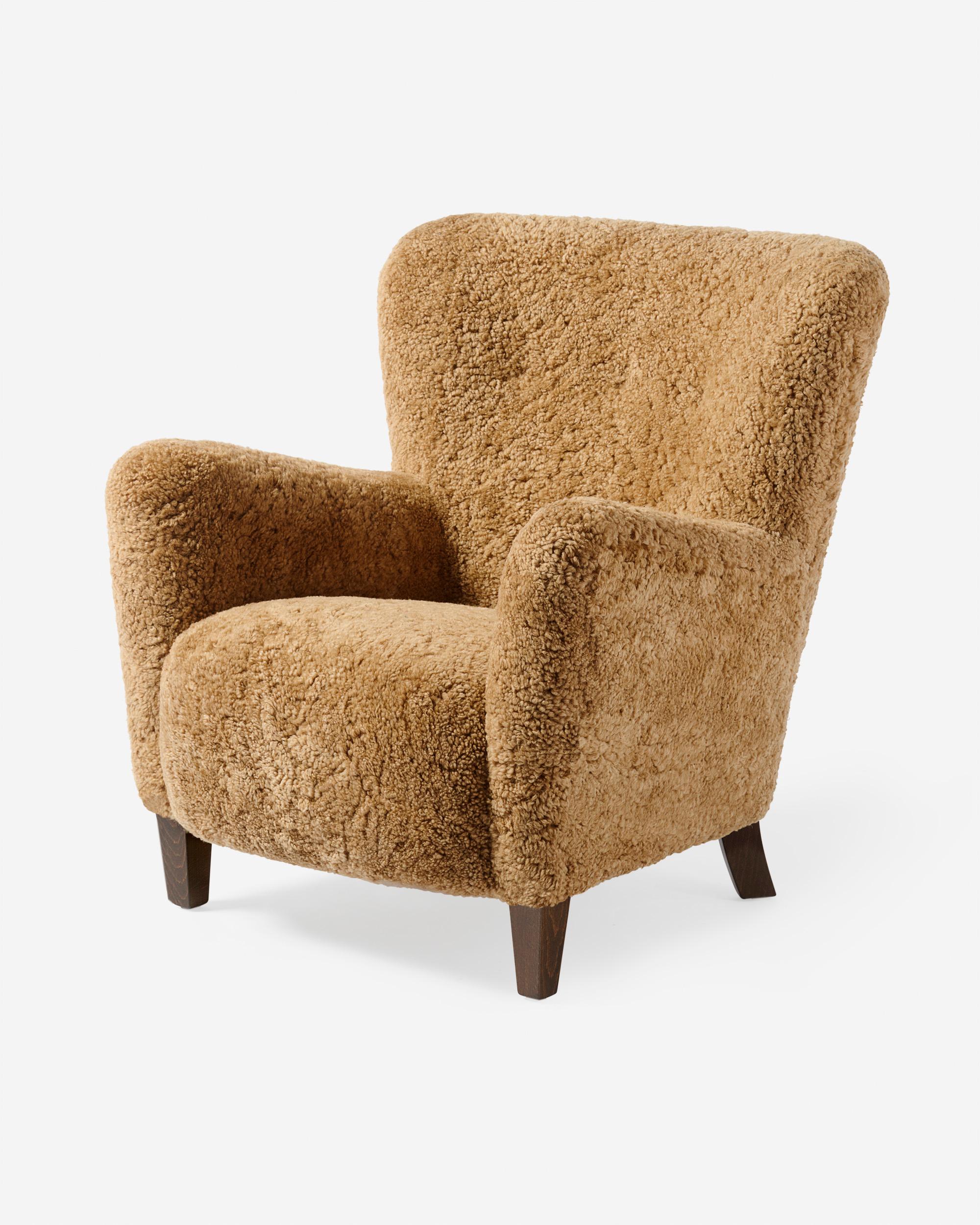 Ryo Loungesessel aus Schafsleder von Dagmar im Zustand „Neu“ im Angebot in London, England