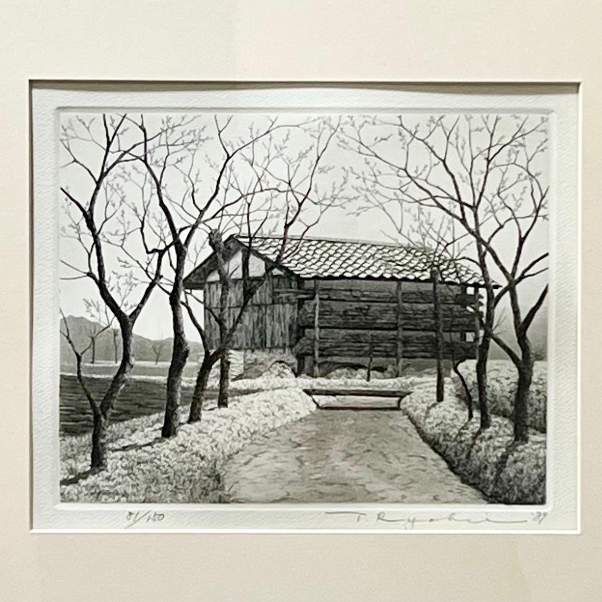 Ryohei Tanaka Grabado Japón c1989 Moderno en venta