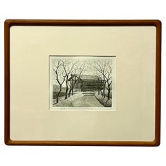 Ryohei Tanaka Etching Japan c1989