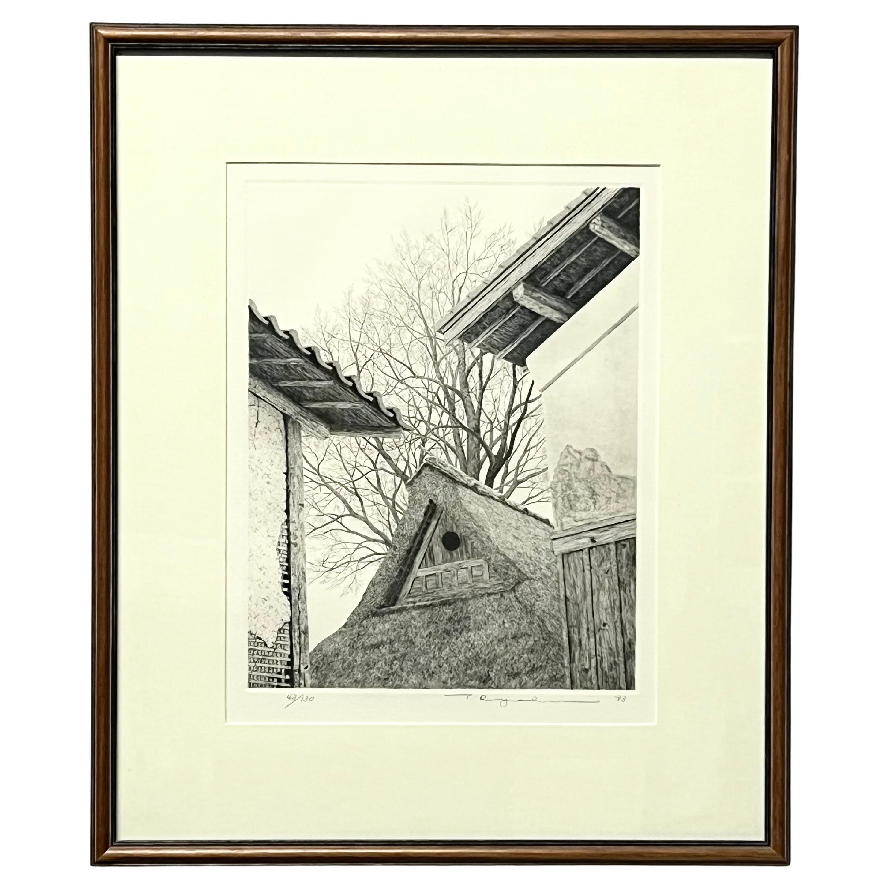 Ryohei Tanaka Etching Japan c1993