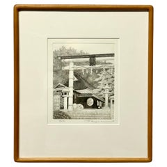 Ryohei Tanaka Etching Japan c1995