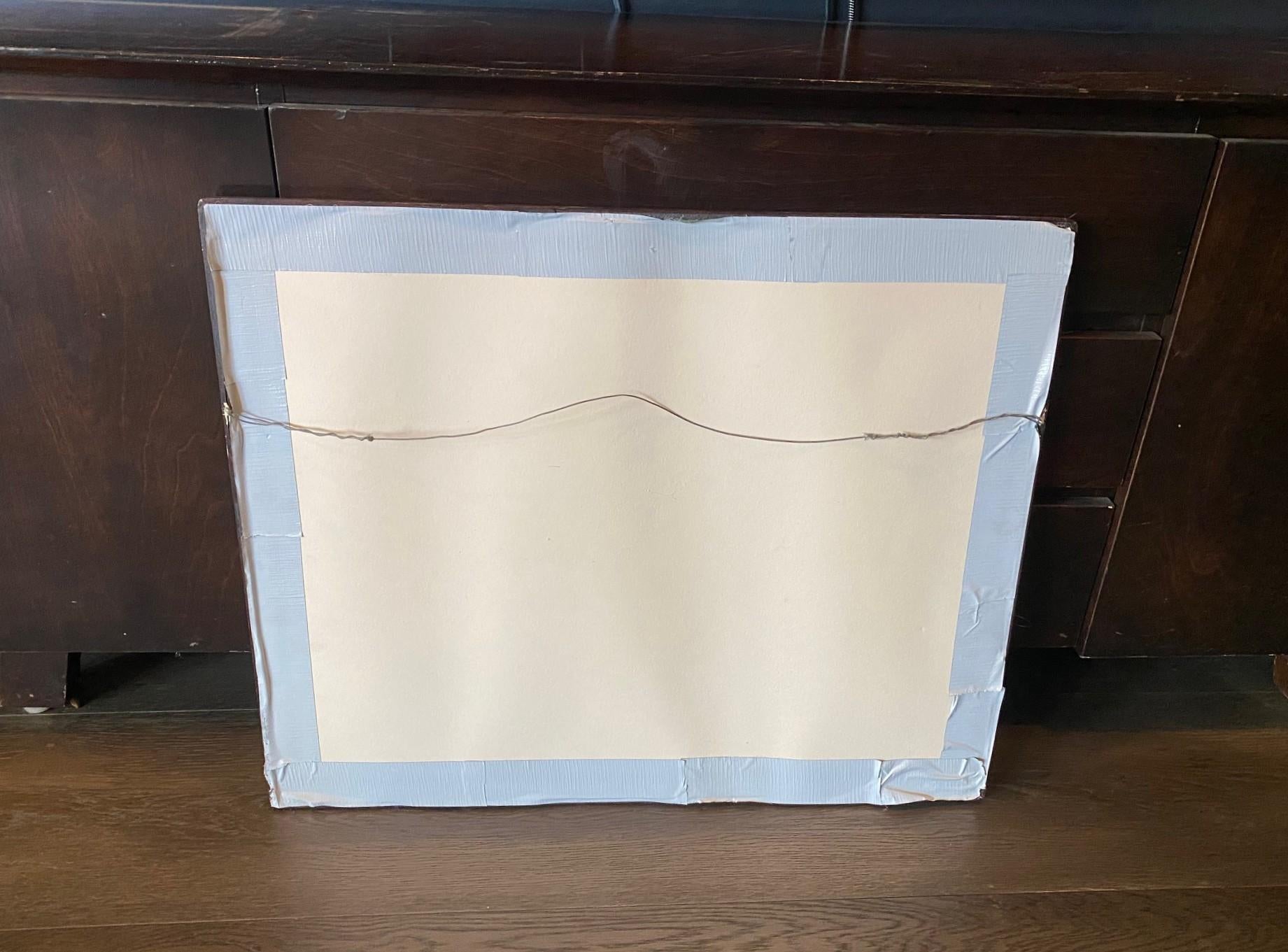 Tanaka Ryohei Tanaka Signée Grande Gravure Japonaise Edition Limitée Maison au toit de chaume en vente 14