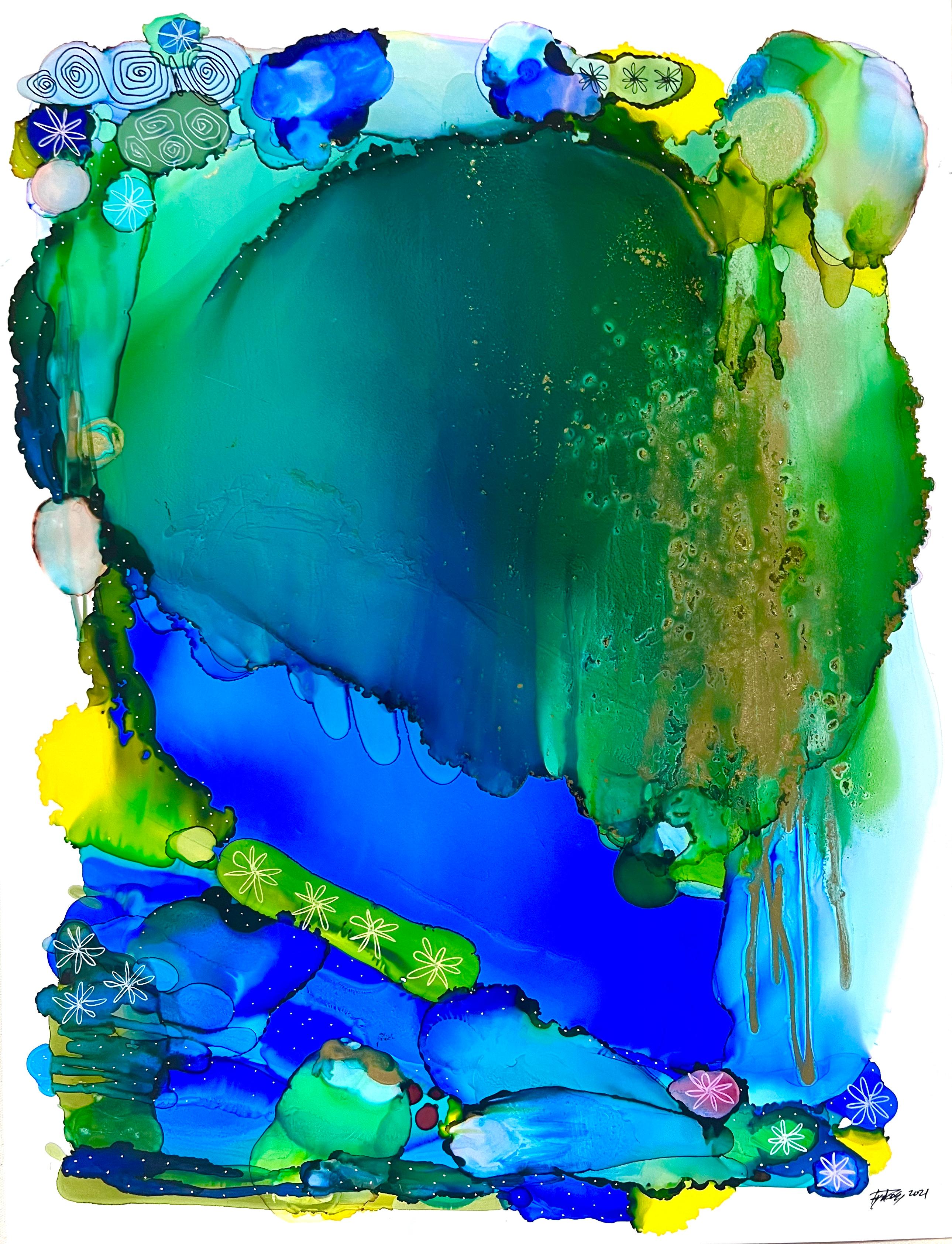 Ryoko Endo Abstract Painting - #2