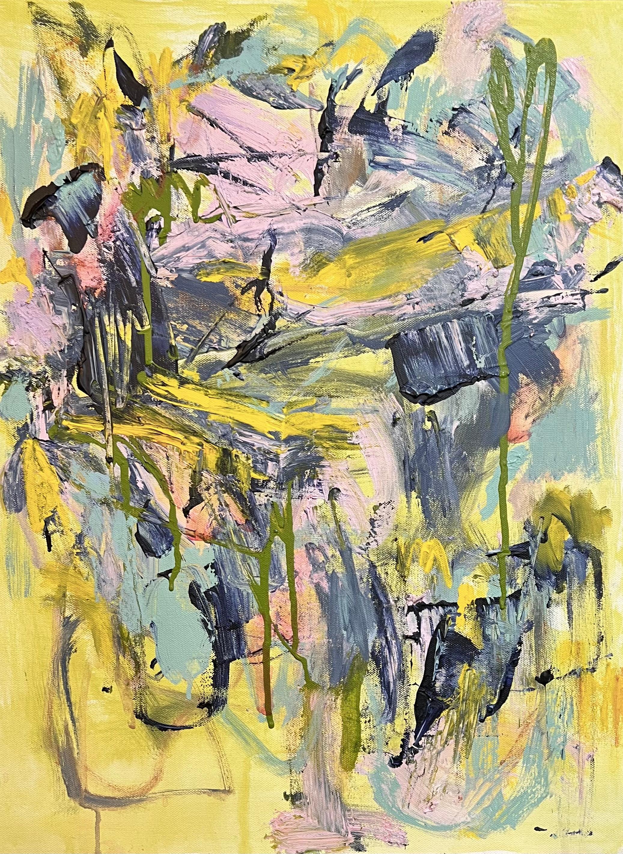 Abstract Painting Ryoko Endo - Marigold