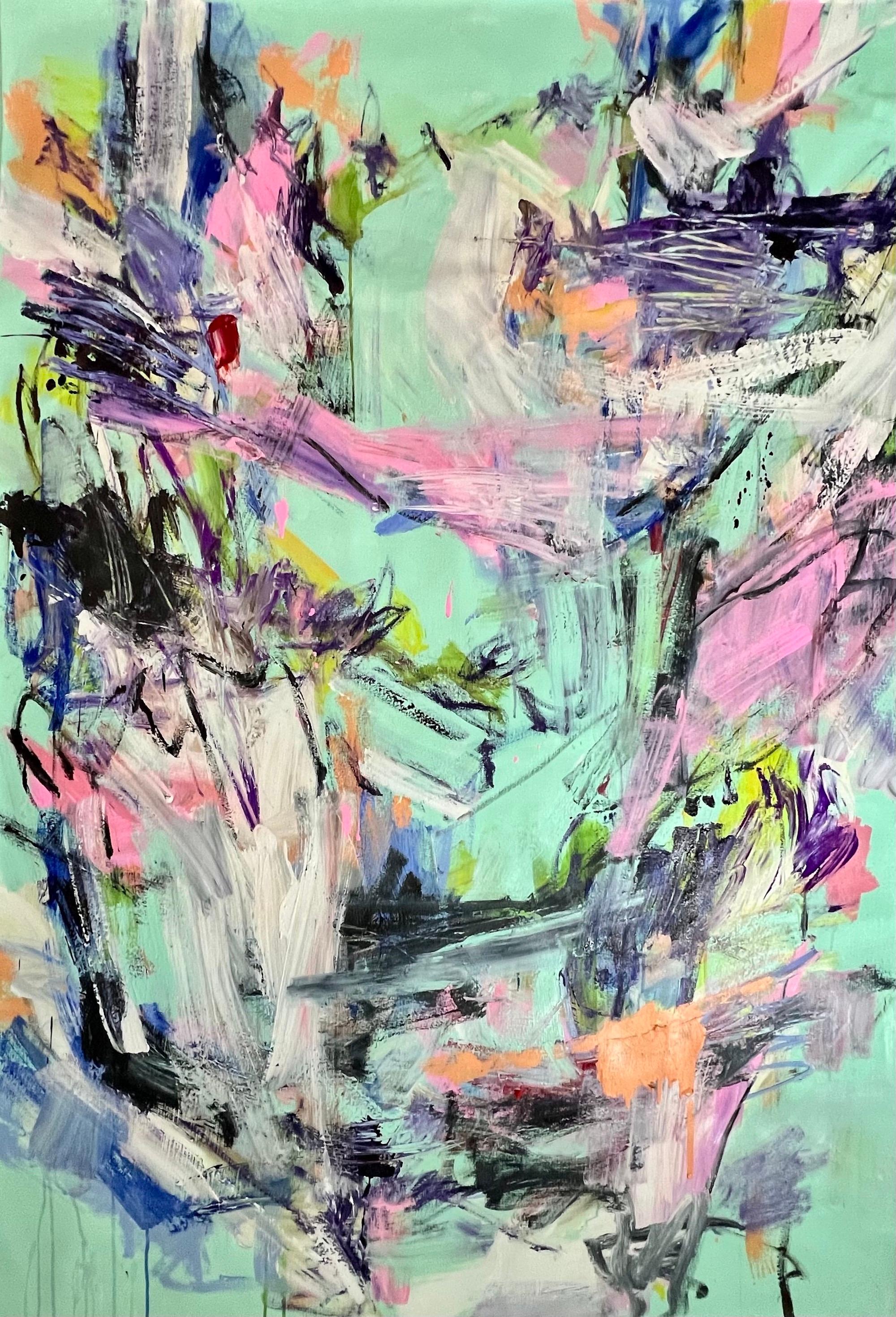 Abstract Painting di Ryoko Endo - Primavera