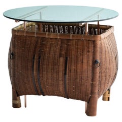 Ryosuke Harashima Table panier en bambou Zen Contemporary
