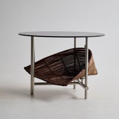 Ryosuke Harashima Table à panier en bambou zen contemporaine2