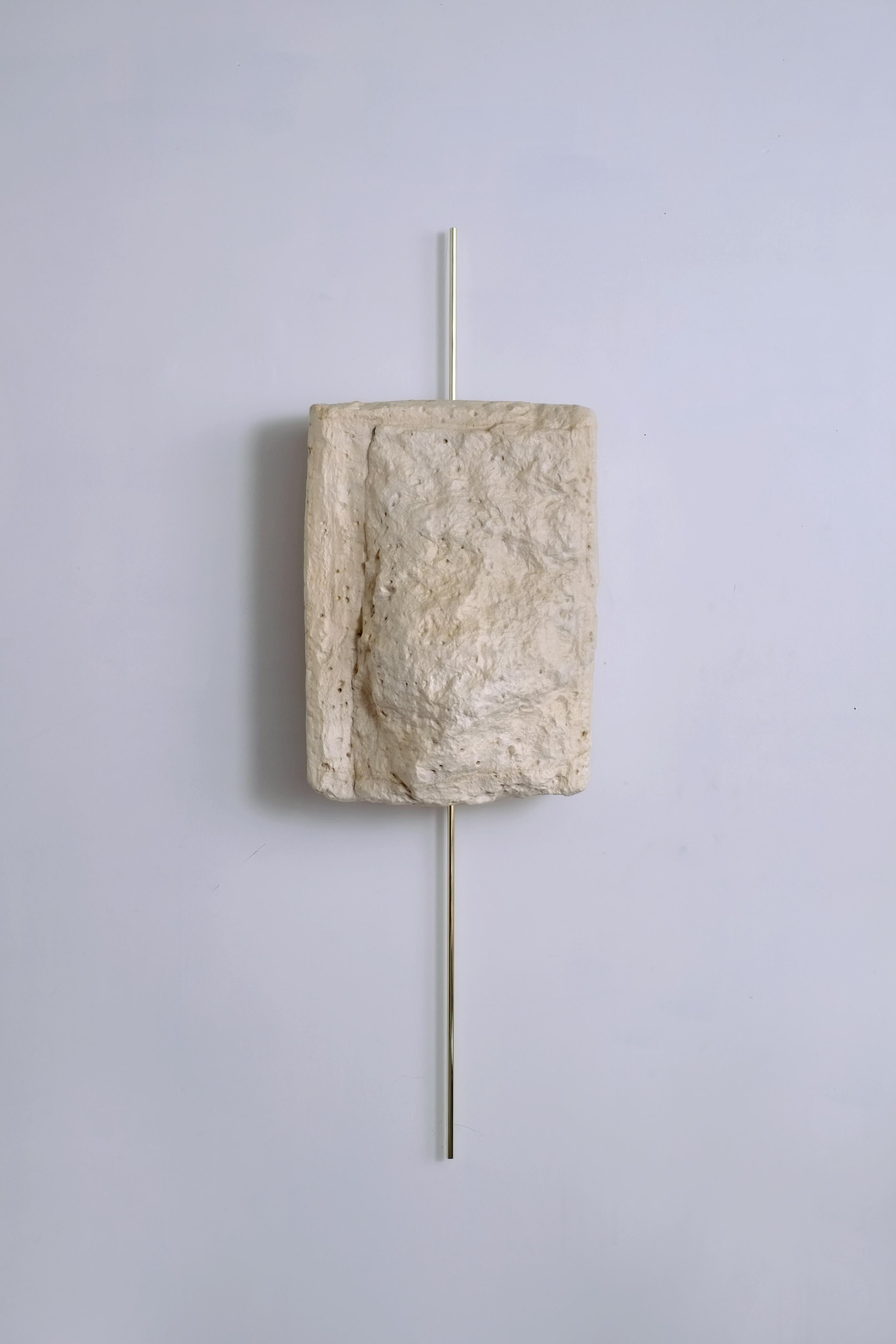 Japonisme Ryosuke Harashima Contemporary Zen Japanese paper wall sculpture2 For Sale