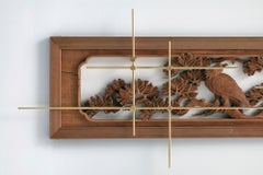 Ryosuke Harashima Contemporary Zen wood wall sculpture