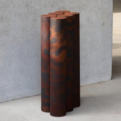 Ryota Akiyama BTF Console Table Contemporary Steel Work with Rust Patterns