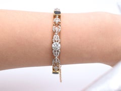 Ryrie Bros, Art Deco Diamond Bangle Bracelet