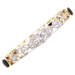 Ryrie Bros, Art Deco Diamond Bangle Bracelet