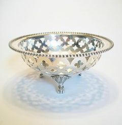 RYRIE BROS. - Pierced Sterling Silver Bonbon Dish - Canada - Early 20th Century